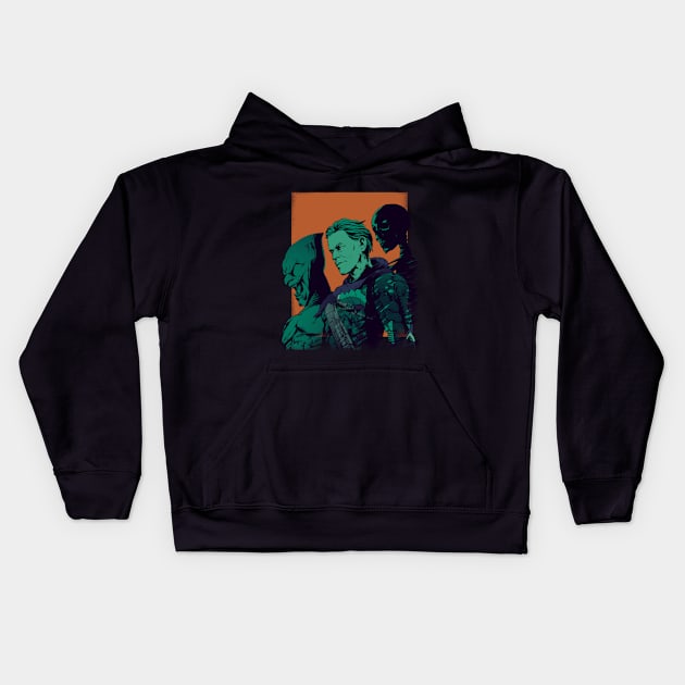 green goblin Kids Hoodie by Kotolevskiy